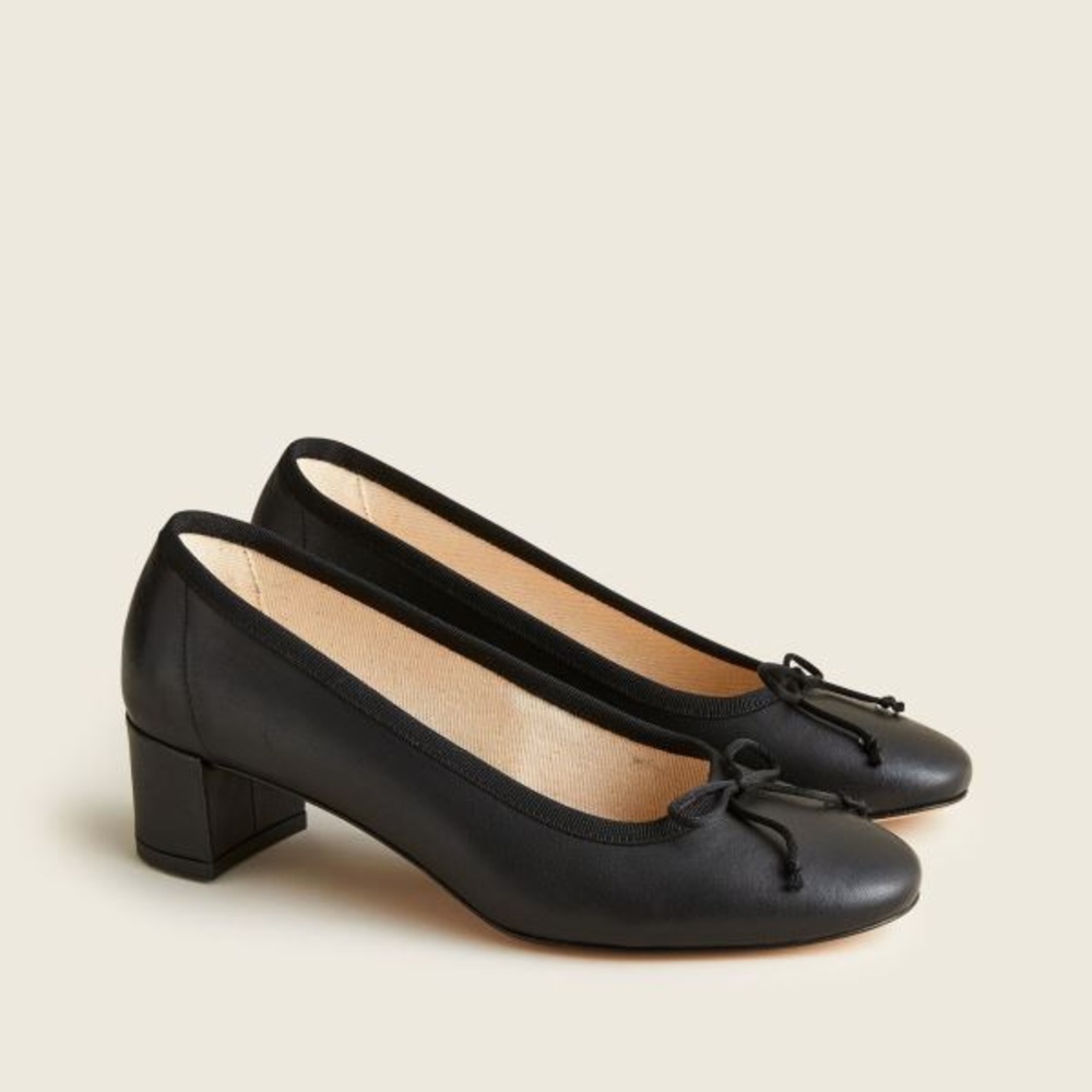NEW IN BOX J Crew Kate Block Heel Pumps in Black